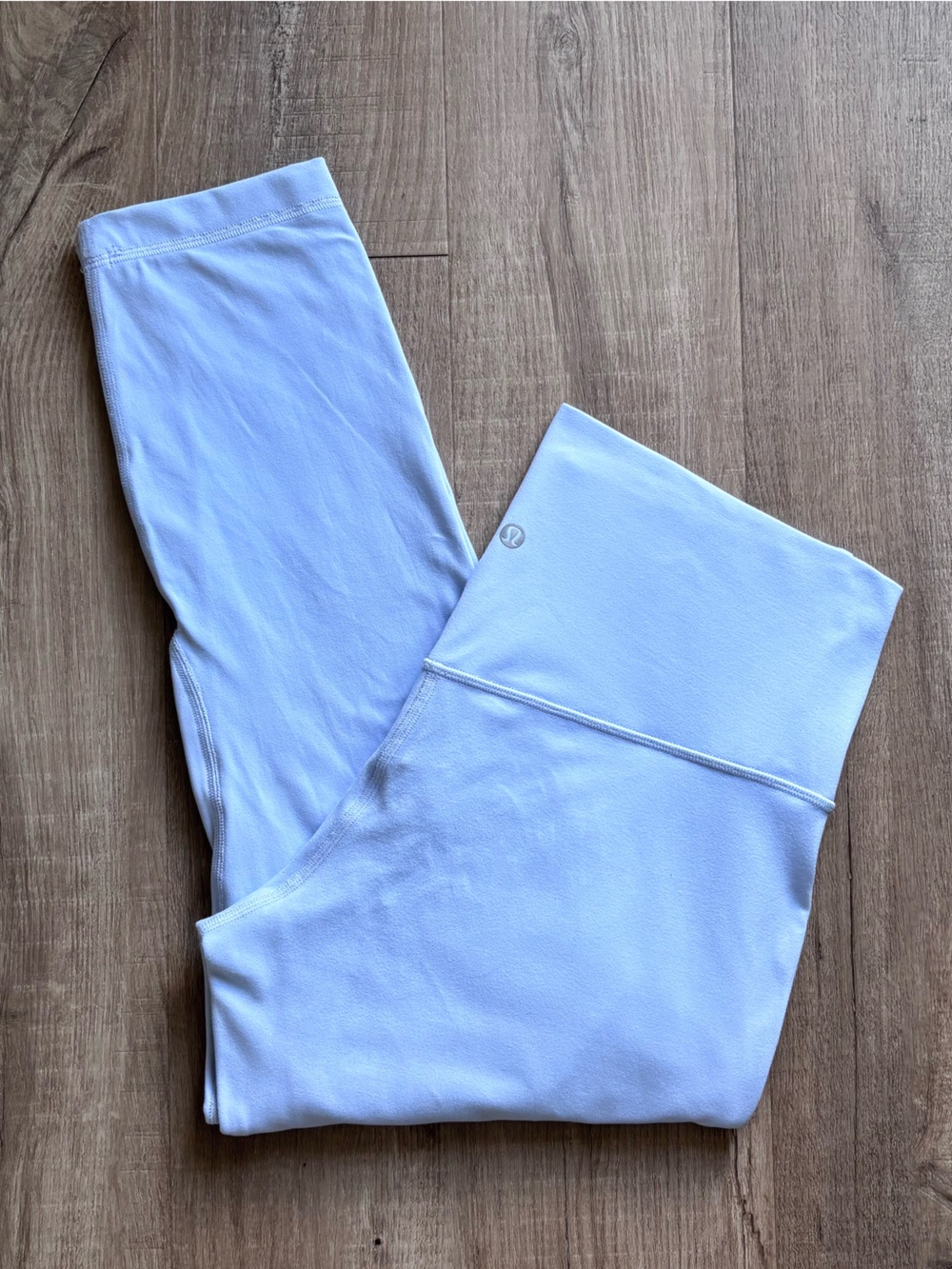 Lululemon Align High Rise Crop Legging 23” in Pastel Blue *Lined *Nulu
